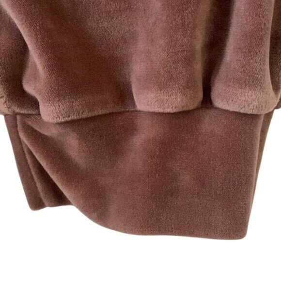 Womens Tan Velour Joggers XL By BBJ Los Angeles With Drawstring Waist & Cuffed A - Picture 6 of 11